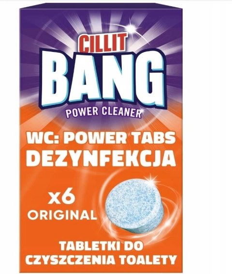 CILLIT BANG Tabletki do czyszczenia toalety WC 6 szt. Orginal CILLIT BANG Tabletki do czyszczenia toalety WC 6 szt. Orginal