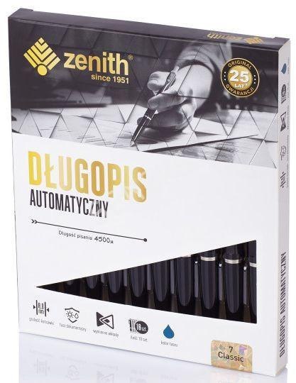 Długopis automatyczny Zenith 7 czarny, 10szt., CLASSIC 4071001 Długopis automatyczny Zenith 7 czarny, 10szt., CLASSIC 4071001