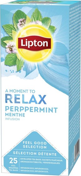Herbata LIPTON PEPERMINT CLASSIC RELAX (25 kopert foli.) ziołowa