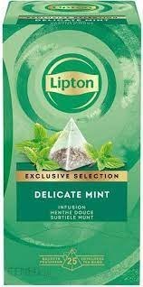 Herbata LIPTON PIRAMID MIĘTA Exclusive Selection 25 kopert Herbata LIPTON PIRAMID MIĘTA Exclusive Selection 25 kopert