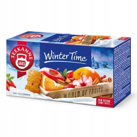 Herbata TEEKANNE WINTER TIME 20t o smaku cynamonu i herbatników migdałowych Herbata TEEKANNE WINTER TIME 20t o smaku cynamonu i herbatników migdałowych