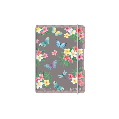 Notatnik w kratkę A6 60 kartek, PP MY.BOOK flex ladylike butterflies HERLITZ 50044313 Notatnik w kratkę A6 60 kartek, PP MY.BOOK flex ladylike butterflies HERLITZ 50044313