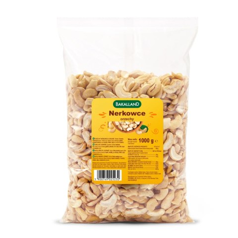 Orzechy nerkowca 1kg BAKALLAND Orzechy nerkowca 1kg BAKALLAND