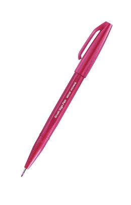 Pisak pędzelkowy do kaligrafii burgund SES15C-B2X PENTEL SALE