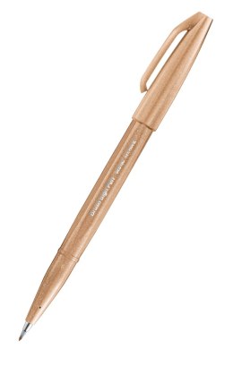 Pisak pędzelkowy do kaligrafii orzechowy SES15C-E2X PENTEL SALE