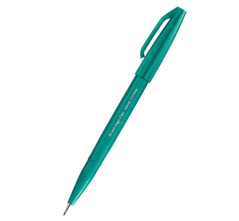 Pisak pędzelkowy do kaligrafii turkusowy SES15-D3X PENTEL Pisak pędzelkowy do kaligrafii turkusowy SES15-D3X PENTEL