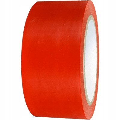 Taśma_oznaczeniowa czerwona podłogowa 50mmx33m Taśma_oznaczeniowa czerwona podłogowa 50mmx33m