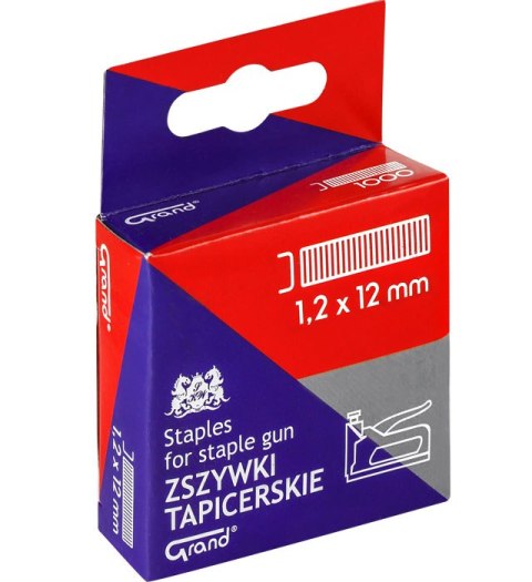 Zszywki do zszywacza tapicerskiego 1.2x12 110-1707 Zszywki do zszywacza tapicerskiego 1.2x12 110-1707