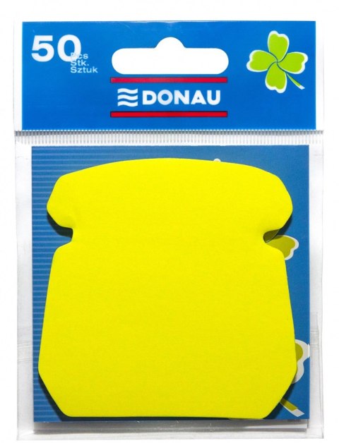 Bloczek samoprzylepny DONAU, 1x50 kart., telefon, zawieszka, żółty Bloczek samoprzylepny DONAU, 1x50 kart., telefon, zawieszka, żółty