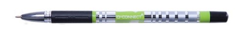Długopis żelowo-fluidowy Q-CONNECT 0,5mm, czarny Długopis żelowo-fluidowy Q-CONNECT 0,5mm, czarny