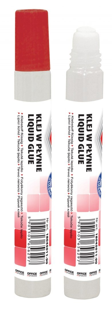 Klej w płynie OFFICE PRODUCTS, z gąbczastą końcówką, 50ml Klej w płynie OFFICE PRODUCTS, z gąbczastą końcówką, 50ml