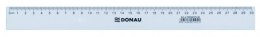 Linijka DONAU, 30cm, transparentna