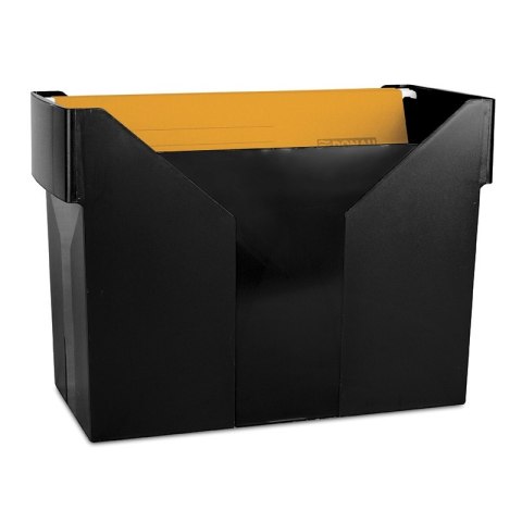 Mini archiwum DONAU z 5 teczkami, plastikowe, czarne Mini archiwum DONAU z 5 teczkami, plastikowe, czarne