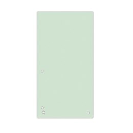 Przekładki DONAU, karton, 1/3 A4, 235x105mm, 100szt., zielone