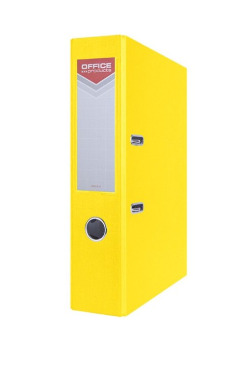 Segregator OFFICE PRODUCTS Officer, PP, A4/75mm, żółty Segregator OFFICE PRODUCTS Officer, PP, A4/75mm, żółty