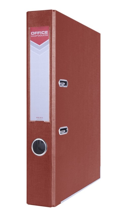 Segregator OFFICE PRODUCTS Officer z szyną, PP, A4/55mm, bordowy Segregator OFFICE PRODUCTS Officer z szyną, PP, A4/55mm, bordowy