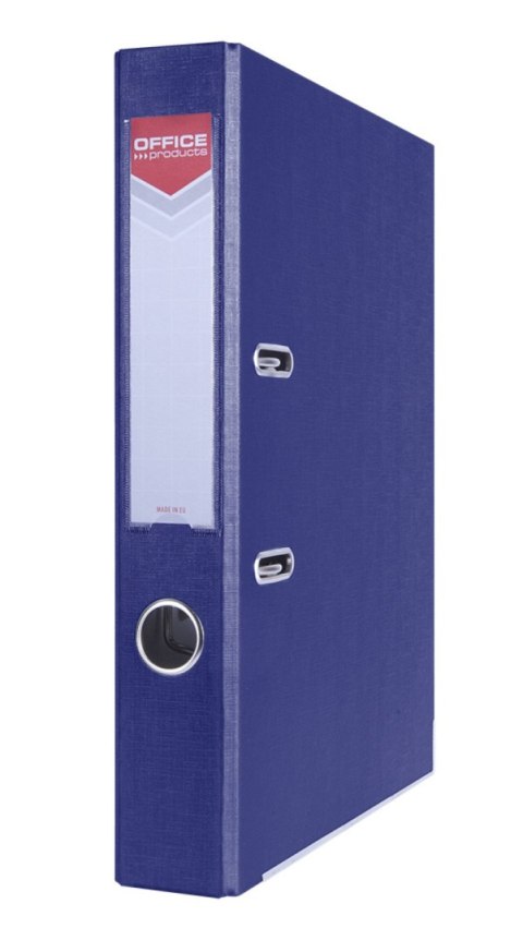 Segregator OFFICE PRODUCTS Officer z szyną, PP, A4/55mm, granatowy Segregator OFFICE PRODUCTS Officer z szyną, PP, A4/55mm, granatowy
