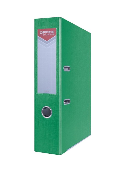 Segregator OFFICE PRODUCTS Officer z szyną, PP, A4/75mm, zielony Segregator OFFICE PRODUCTS Officer z szyną, PP, A4/75mm, zielony