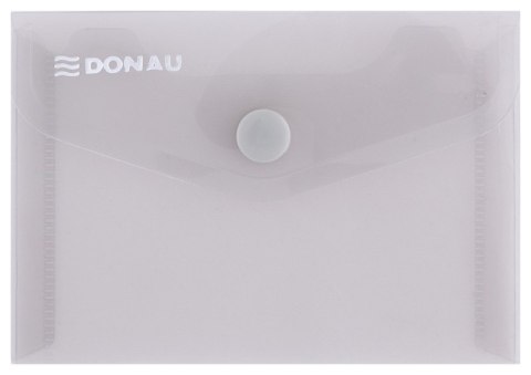Teczka kopertowa DONAU zatrzask, PP, A7, 180mikr., dymna Teczka kopertowa DONAU zatrzask, PP, A7, 180mikr., dymna