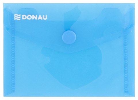 Teczka kopertowa DONAU zatrzask, PP, A7, 180mikr., niebieska Teczka kopertowa DONAU zatrzask, PP, A7, 180mikr., niebieska