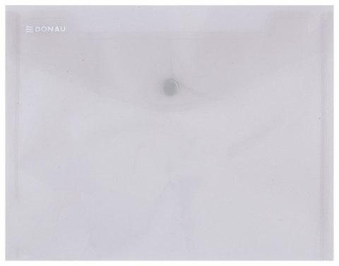 Teczka kopertowa DONAU zatrzask, PP, C5, 180mikr., dymna Teczka kopertowa DONAU zatrzask, PP, C5, 180mikr., dymna