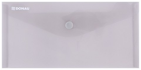 Teczka kopertowa DONAU zatrzask, PP, DL, 180mikr., dymna Teczka kopertowa DONAU zatrzask, PP, DL, 180mikr., dymna