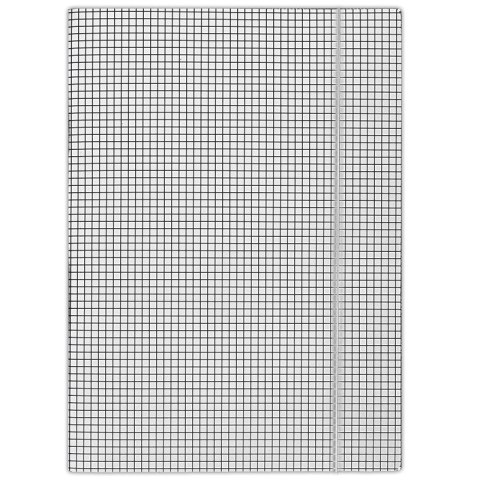 Teczka z gumką DONAU, karton, A4, 400gsm, 3-skrz., biała w kratę Teczka z gumką DONAU, karton, A4, 400gsm, 3-skrz., biała w kratę