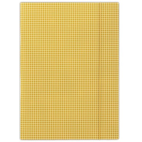 Teczka z gumką DONAU, karton, A4, 400gsm, 3-skrz., pomarańczowa w kratę Teczka z gumką DONAU, karton, A4, 400gsm, 3-skrz., pomarańczowa w kratę