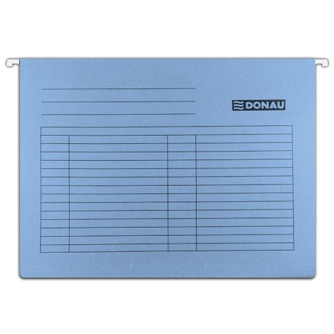 Teczka zawieszkowa DONAU, A4, 230gsm, niebieska Teczka zawieszkowa DONAU, A4, 230gsm, niebieska