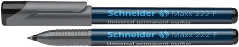 Foliopis permanentny SCHNEIDER Maxx 222, F, 0,7mm, czarny Foliopis permanentny SCHNEIDER Maxx 222, F, 0,7mm, czarny