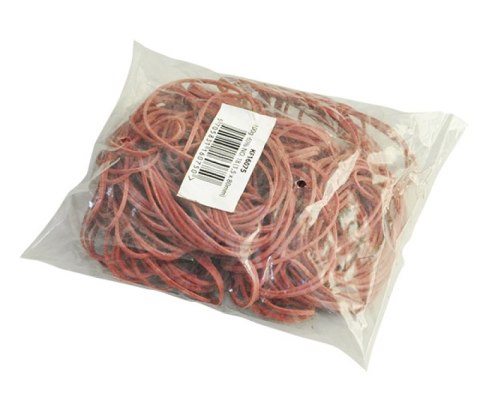 Gumki recepturki Q-CONNECT, 100g, średnica 50mm, czerwone Gumki recepturki Q-CONNECT, 100g, średnica 50mm, czerwone