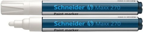 Marker olejowy SCHNEIDER Maxx 270, okrągły, 1-3mm, biały Marker olejowy SCHNEIDER Maxx 270, okrągły, 1-3mm, biały
