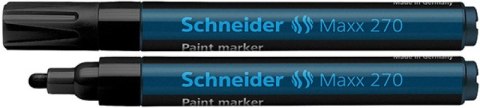 Marker olejowy SCHNEIDER Maxx 270, okrągły, 1-3mm, czarny Marker olejowy SCHNEIDER Maxx 270, okrągły, 1-3mm, czarny