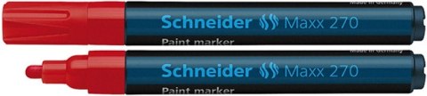 Marker olejowy SCHNEIDER Maxx 270, okrągły, 1-3mm, czerwony Marker olejowy SCHNEIDER Maxx 270, okrągły, 1-3mm, czerwony