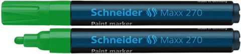 Marker olejowy SCHNEIDER Maxx 270, okrągły, 1-3mm, zielony Marker olejowy SCHNEIDER Maxx 270, okrągły, 1-3mm, zielony
