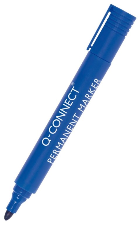 Marker permanentny Q-CONNECT, okrągły, 2-3mm (linia), niebieski Marker permanentny Q-CONNECT, okrągły, 2-3mm (linia), niebieski