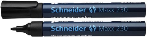 Marker permanentny SCHNEIDER Maxx 230, okrągły, 1-3mm, czarny Marker permanentny SCHNEIDER Maxx 230, okrągły, 1-3mm, czarny