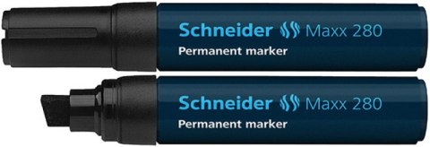 Marker permanentny SCHNEIDER Maxx 280, ścięty, 4-12mm, czarny Marker permanentny SCHNEIDER Maxx 280, ścięty, 4-12mm, czarny