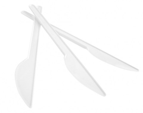 Nóż plastikowy OFFICE PRODUCTS, 17cm, 100szt., biały Nóż plastikowy OFFICE PRODUCTS, 17cm, 100szt., biały