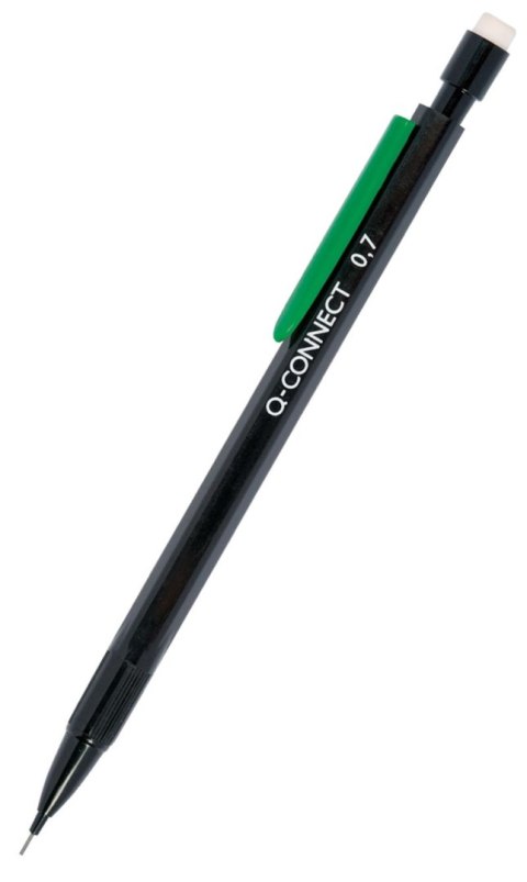 Ołówek automatyczny Q-CONNECT 0,7mm, czarny, GRATIS - grafity Ołówek automatyczny Q-CONNECT 0,7mm, czarny, GRATIS - grafity