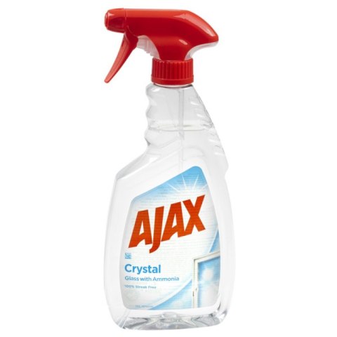 Płyn do mycia szyb AJAX Crystal z amoniakiem, pompka, 500ml Płyn do mycia szyb AJAX Crystal z amoniakiem, pompka, 500ml