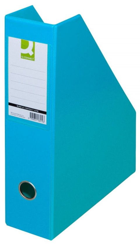 Pojemnik na dokumenty Q-CONNECT, PVC, A4/76, jasnoniebieski Pojemnik na dokumenty Q-CONNECT, PVC, A4/76, jasnoniebieski