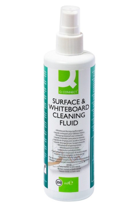 Spray do tablic suchościeralnych Q-CONNECT, 250ml Spray do tablic suchościeralnych Q-CONNECT, 250ml