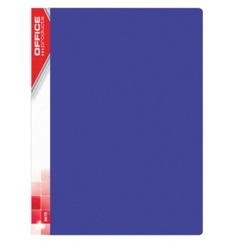 Teczka ofertowa OFFICE PRODUCTS, PP, A4, 520mikr., 10 koszulek, niebieska Teczka ofertowa OFFICE PRODUCTS, PP, A4, 520mikr., 10 koszulek, niebieska