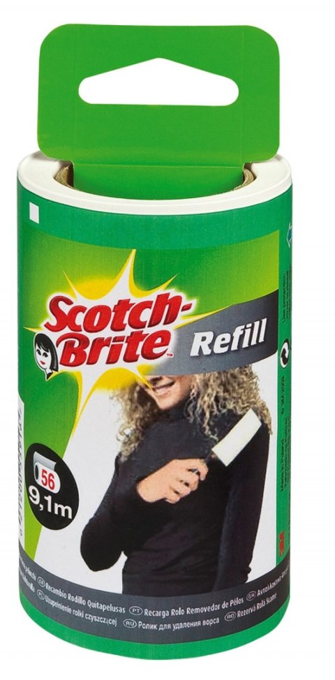 Wkład do rolki czyszczącej SCOTCH BRITE™ Silver, 56 listków Wkład do rolki czyszczącej SCOTCH BRITE™ Silver, 56 listków