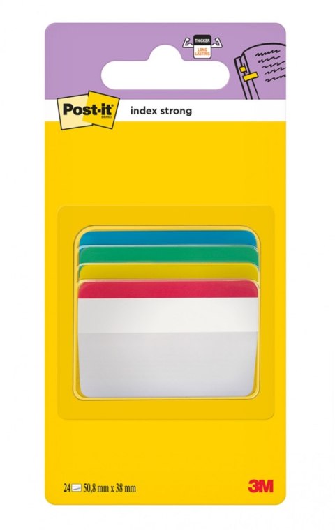 Zakładki indeksujące POST-IT® do archiwizacji (686-A1), PP, wygięte, 50,8x38,1mm, 4x6 kart., mix kolorów Zakładki indeksujące POST-IT® do archiwizacji (686-A1), PP, wygięte, 50,8x38,1mm, 4x6 kart., mix kolorów