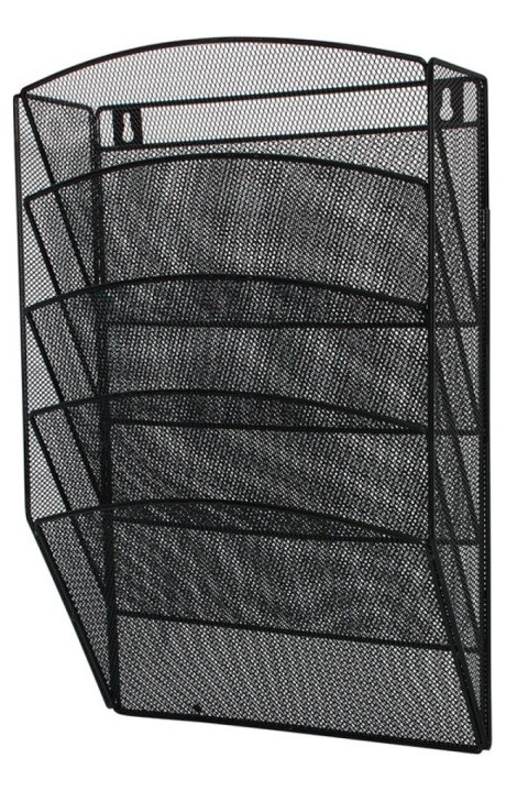 Zestaw 5 półek Q-CONNECT Office Set, metalowy, A4, czarny Zestaw 5 półek Q-CONNECT Office Set, metalowy, A4, czarny
