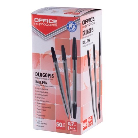 Długopis OFFICE PRODUCTS, 1,0mm, czarny Długopis OFFICE PRODUCTS, 1,0mm, czarny