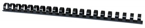 Grzbiety do bindowania OFFICE PRODUCTS, A4, 19mm (165 kartek), 100 szt., czarne Grzbiety do bindowania OFFICE PRODUCTS, A4, 19mm (165 kartek), 100 szt., czarne