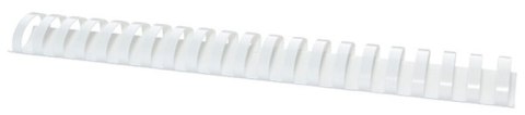 Grzbiety do bindowania OFFICE PRODUCTS, A4, 38mm (350 kartek), 50 szt., białe Grzbiety do bindowania OFFICE PRODUCTS, A4, 38mm (350 kartek), 50 szt., białe